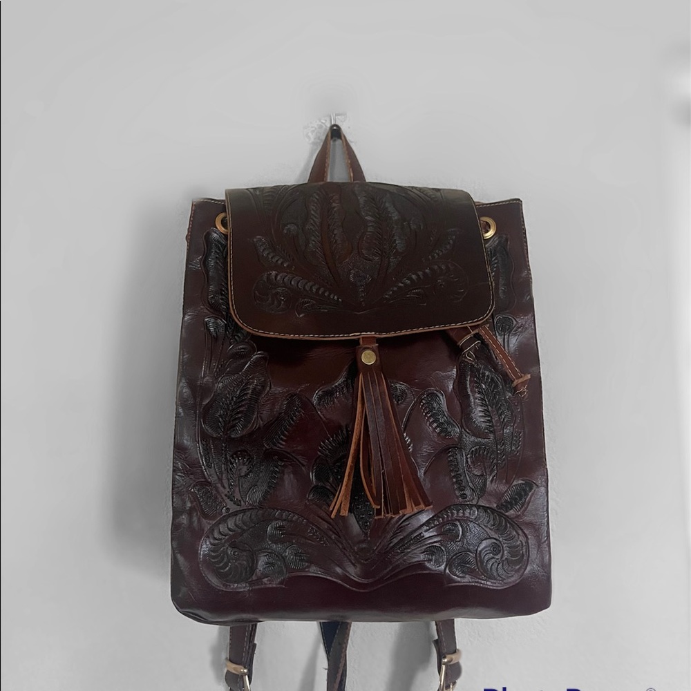 Leather backpack 🇲🇽